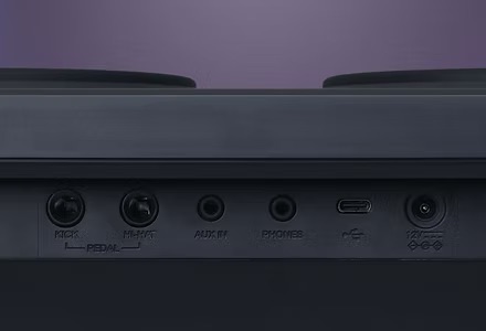 MEDELI DD221 แพดกลองไฟฟ้าพกพา พร้อมไม้กลองและแป้นเหยียบ