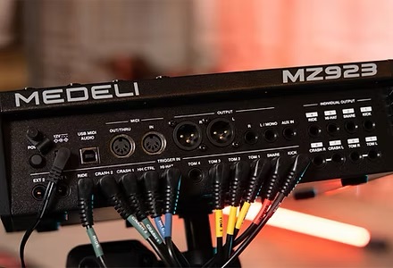 MEDELI MZ923 กลองไฟฟ้าฟูลไซส์ ดีไซน์สวย ใช้งานได้ทั้งในบ้านและเวทีแสดง