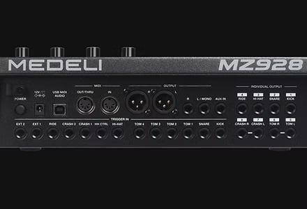 MEDELI MZ923 กลองไฟฟ้าฟูลไซส์ ดีไซน์สวย ใช้งานได้ทั้งในบ้านและเวทีแสดง